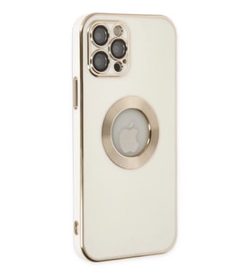 iPhone 12 Pro Max Kılıf Store Silikon - Beyaz