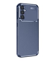Samsung Galaxy S25 Plus Kılıf Auto Focus Karbon Kapak - Lacivert