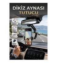 Katlanabilir Dikiz Aynası Monte Araç Telefon Tutucu