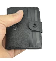 Diga 101 Hakiki Deri Kartlık Cüzdan Siyah (DENIM)