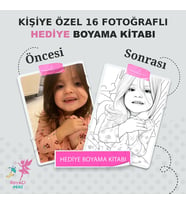 Boyacıperi Kişiye Özel Boyama Kitabı 16 Resimli