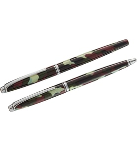 Steelpen 669 Kamuflaj Dolma Kalem+Tükenmez Kalem