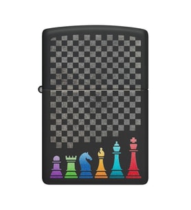 Zippo Çakmak 48662-106758 218C Chess Pieces Design