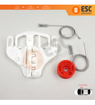 Dodge Nitro 2006-2012 68004820AA İçin Elektrikli Ön Sağ Cam Kriko Tamir Seti