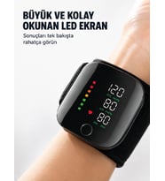 Taşınabilir Şarjlı Bilekten Tansiyon Ölçer Pratik Kullanım