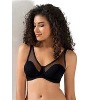 Mulvxbrf Brf02 Le Jardin Tül Kaplı Soft Cup Sütyen 9200 (Mulvix)