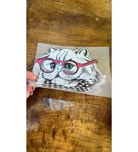 19X17 CM ÜTÜ İLE YAPIŞAAN KÖPEK TRANSFER BASKI TİŞÖRT BASKI ARMA