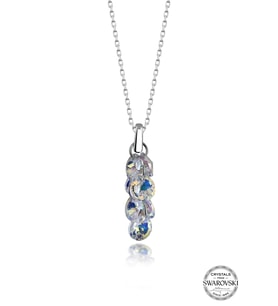 Swarovski Crystal Kadın Pure Shine Salkım Gümüş Kolye
