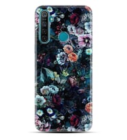 Realme 5i 5 Pro 6i 7 Pro 8 Kılıf Desemli Silikon Great Flowers 1304
