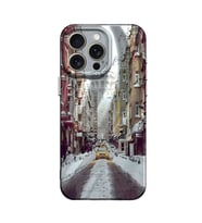 iPhone 14 Pro Kılıf Crew Desenli Kapak - Galata Kulesi
