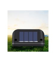 Solar Aydınlatma Köşebent-merdiven-sokak Aydınlatma-su Geçirmez-siyah Renk-sarı Gün Işığı- Tek Adet