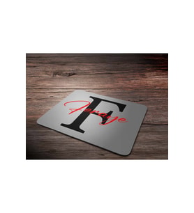 KİŞİYE ÖZEL F  HARF BASKILI MOUSE PAD