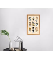 BK Home Coffee Tasarımlı Dekoratif Retro Ahşap Tablo-23