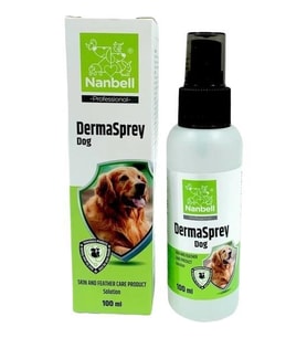 Nanbell Derma Sprey Köpek Cilt Tüy Bakım Sprey 100 Ml