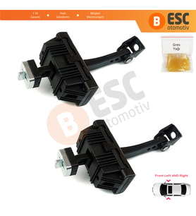 BMW X5 E70 X6 E71 E72 51217141024 İçin 2 Adet Ön Sağ ve Sol Kapı Gergi Yayı