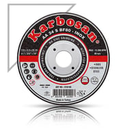Karbosan Inox Kesici Disk 115*1.0mm  (Siyah)