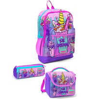 Coral High Kids Pembe Mor Milkshake Dondurma Desenli 3'lü Okul Çanta Seti SET0123749