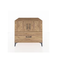 Kronos Şifonyer 2 Raflı Tek Çekmeceli 2 Kapaklı 88x59x80 Çam-Çam