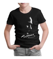 Atatürk - Atatürk İmza Siyah Çocuk Tshirt