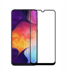 Samsung Galaxy A20s Uyumlu Ön Koruma Seramik Nano Ekran Koruyucu (Siyah)