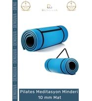#YogaMatı Taşıma Askılı Dayanıklı Uzun Ömürlü Konfor Serisi Meditasyon Minderi 10 mm Mat