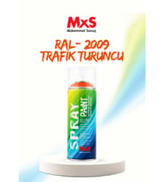 MxS RAL 2009 Trafik Turuncu Akrilik Sprey Boya 400 ML