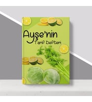 BK Gift Kişiye Özel İsimli Mutfak Tarif Defteri-5 (Beyaz)