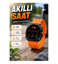 Akıllı Saat GPS Destekli NFC Müzik Dinleme Nabız Ölçer Sesli Asistanlı
