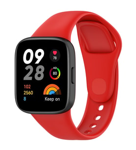 Xiaomi Redmi Watch 3 Uyumlu Kordon Silikon Spor Görünümlü Yumuşak Zore KRD-81 Kayış