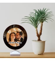 Fotoğraflı Tarihli Led Işıklı Sihirli Ayna