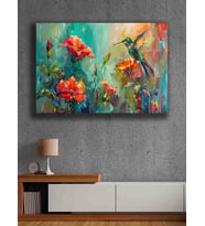 Koç stüdyo Modern tasarım kanvas tablo 50x70 (Çok Renkli)