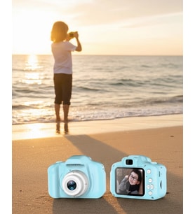 Mavi Hd Taşınabilir Mini Dijital Kamera Video Ve Fotoğraf Kayıt Özellikli