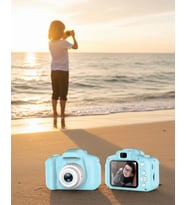 Mavi Hd Taşınabilir Mini Dijital Kamera Video Ve Fotoğraf Kayıt Özellikli