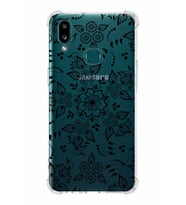 Samsung Galaxy A10s  Köşe Korumalı Antişok Kapak Nostalji Desen Tasarımlı Şeffaf  Kılıf