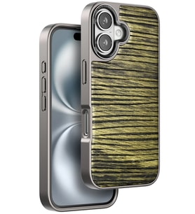 Venco Apple iPhone 16 Wave Kapak - Koyu Kahve
