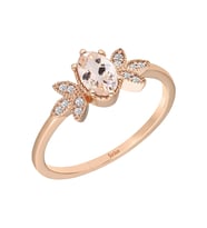 Sirius Pırlanta ve Morganite Taşlı Marbella Yüzük 0717R0316