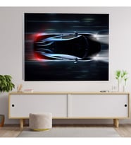 BMW Hız Tutkunu Araba Dekoratif Kanvas Tablo
