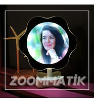 Kişiye Özel Sihirli Ayna Papatya Model Fotoğraflı