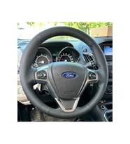 FORD FİESTA ARACA ÖZEL DERİ DİREKSİYON KILIFI-PLASTİK DERİSİZ TUŞLU DİREKSİYON(2011-2015)