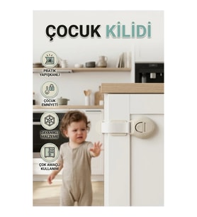 Çocuk Güvenlik Kilidi – Dolap ve Çekmeceler İçin Emniyet Aparatı