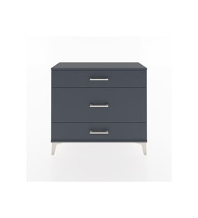 Arges Şifonyer 3 Çekmeceli 88x30x80 Antrasit-Antrasit