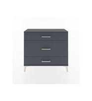 Arges Şifonyer 3 Çekmeceli 88x30x80 Antrasit-Antrasit
