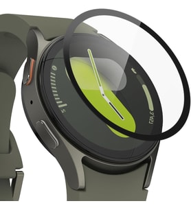 Samsung Galaxy Watch 7 44mm Tam Kaplayan Nano Cam Ekran Koruyucu Siyah [Galaxy Watch 7 44mm ile Uyumlu Ekran Koruyucu - Siyah]