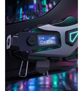 Motosiklet Kask Kulaklığı Bluetooth 5.3 Kamera ve FM Radyo Destekli