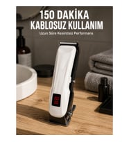 Mey İthalat® Yeni Nesil Tıraş Makinesi Uzun Şarjlı Paslanmaz Çelik Bıçaklı Yeni Nesil