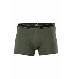 Relax Pamuklu Esnek Erkek Boxer Haki - 1268A