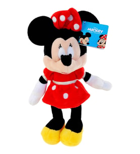 Unutulmaz Bir Hediye - Lisanslı 25 cm Minnie Kırmızı Elbiseli Peluş