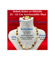 Bebek Kolye ve Bileklik 35 - 42 Cm Ayarlanabilir Ölçü