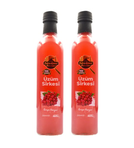 Tarihi Sultanahmet Baharatçısı Üzüm Sirkesi 2x500ml (Özel Üretim)