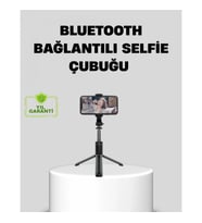 Mey İthalat® Bluetooth Selfie Çubuğu – 360° Dönebilen Başlık, Kablosuz Bağlantı